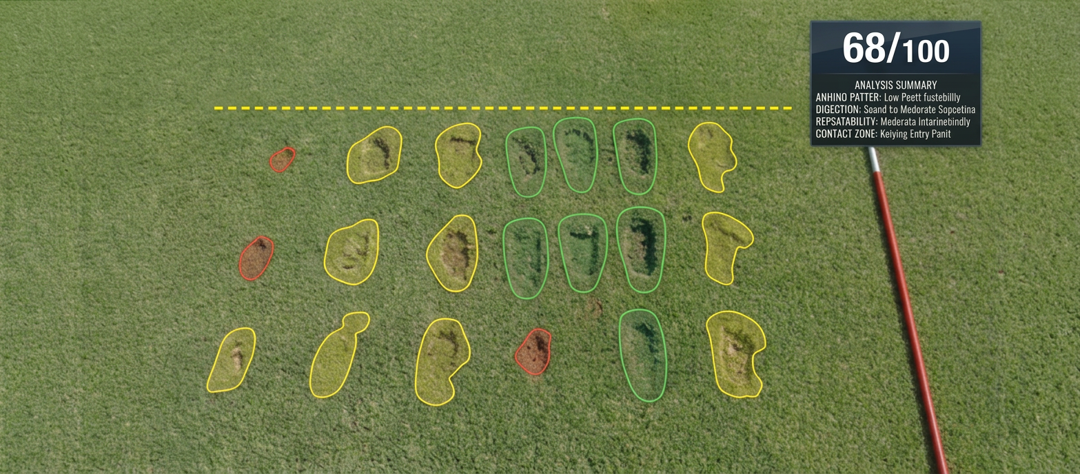 Divot Linear Pattern Divot Analyzer - Fix Your Golf Swing Fast
